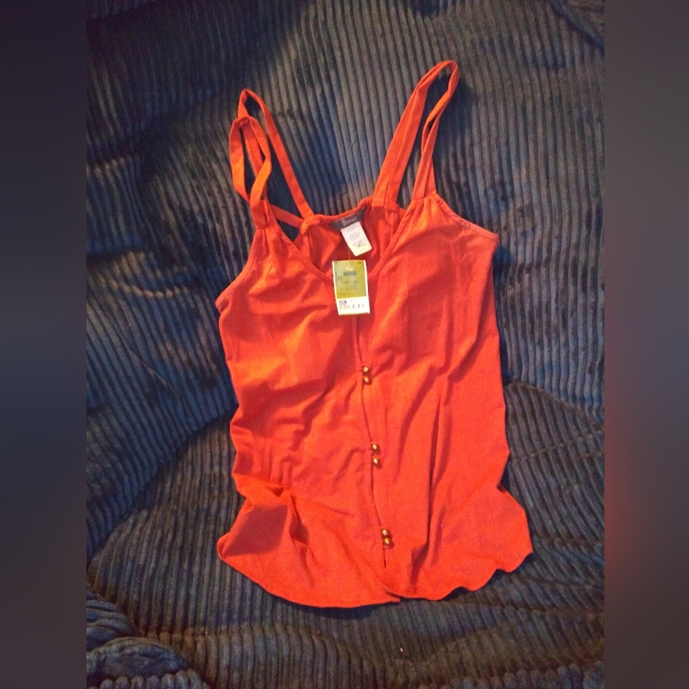 Women's Button Up Tank Top - Picture 9 of 9